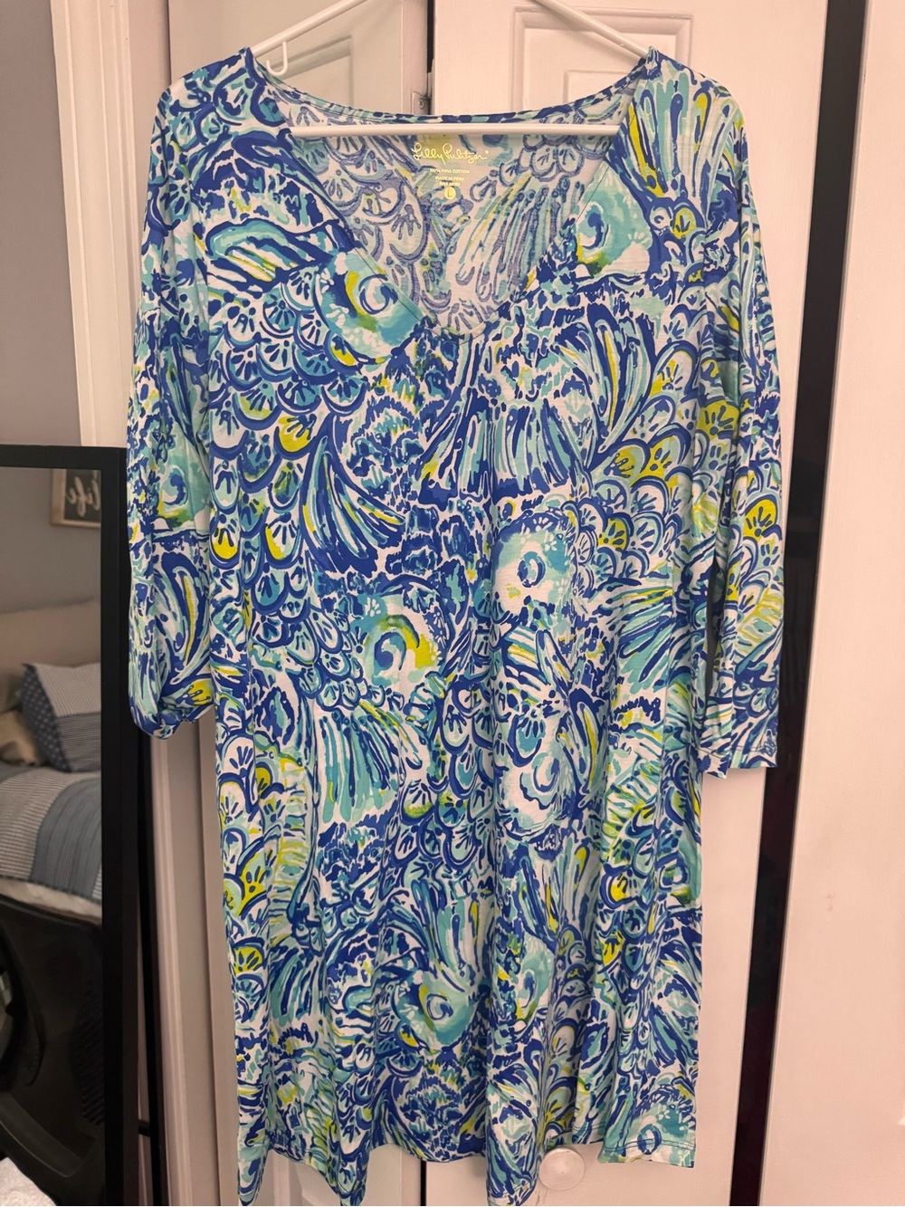 Lilly Pulitzer Erin Dress in Blue Crush After Party